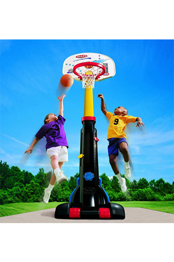 Игровой набор Little Tikes Супер баскетбол, баскетбольный щит, раздвижной